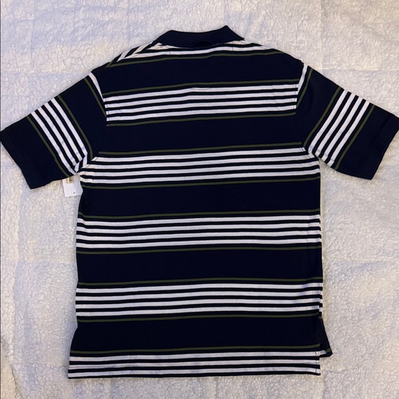 Rockwear Navy and White Striped Polo - Picture 2 of 4